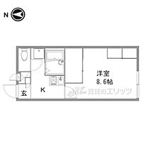 大阪府枚方市茄子作北町（賃貸アパート1K・2階・23.18㎡） その2