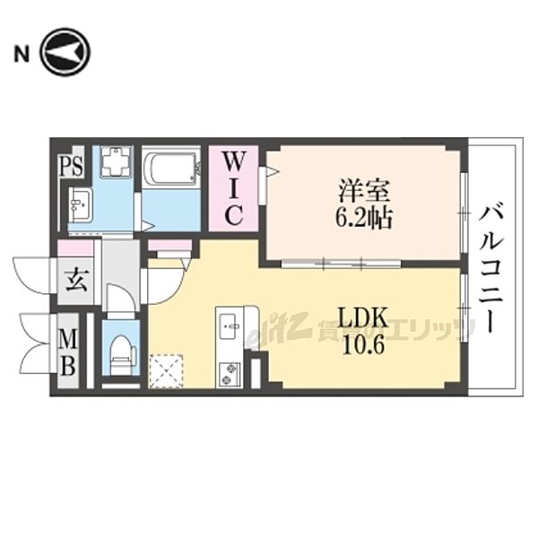 奈良県奈良市大安寺２丁目(賃貸マンション1LDK・3階・42.94㎡)の写真 その2