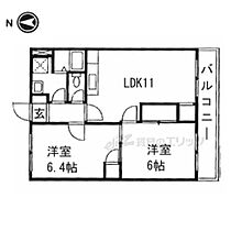 大阪府枚方市高田１丁目（賃貸マンション2LDK・3階・51.39㎡） その2