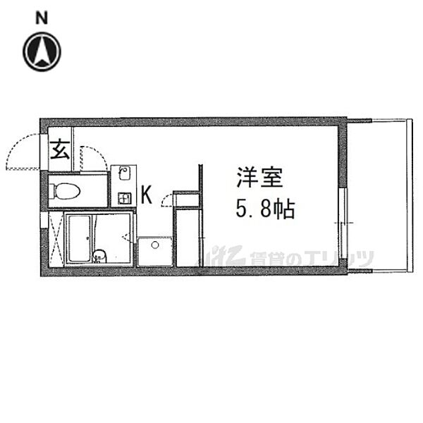 奈良県香芝市五位堂４丁目(賃貸アパート1K・3階・20.28㎡)の写真 その2