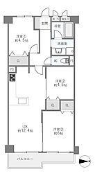 間取図画像 3LDK