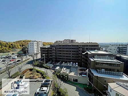 バルコニーからの眺望|景色を遮る建物が無い青空のパノラマビュー♪