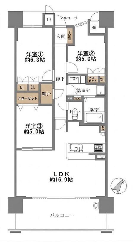◎ペット飼育条件|成獣状態で体長(肩から尾の付け根)60cm以下程度、体重10kg以下程度の犬・猫。一住戸2匹限り。
