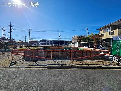 外観：尾上町池田の新築戸建です。現地撮影(2024/12/1)