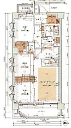 ザ・パークハウス藤崎紅葉山 3LDKの間取図画像