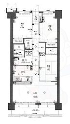 アソシア鳥栖ヴィンテージスクエア 3LDKの間取図画像