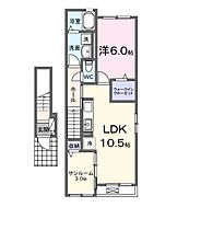 大森アパートB 204 ｜ 千葉県印西市大森（賃貸アパート1LDK・2階・48.91㎡） その2