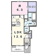 プラーンドルXVI 101 ｜ 千葉県印西市鹿黒541-1（賃貸アパート1LDK・1階・47.69㎡） その2