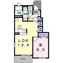 サンライズ・ビレッジB 102 ｜ 茨城県桜川市岩瀬（賃貸アパート1LDK・1階・45.89㎡） その2