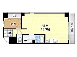 カーサ神宮前 ワンルームの間取図画像