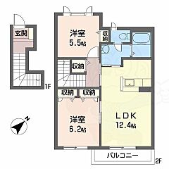 物件の間取り
