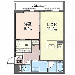 シャーメゾンルーナ 1LDKの間取図画像