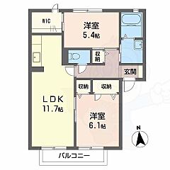 物件の間取り