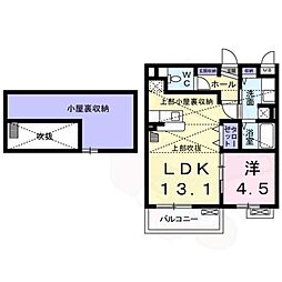 エナジー参番館 1LDKの間取図画像