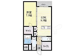 GRANDPALACE 1LDKの間取図画像