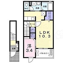 フィオーレ  ｜ 奈良県北葛城郡王寺町本町２丁目（賃貸アパート1LDK・2階・37.63㎡） その2