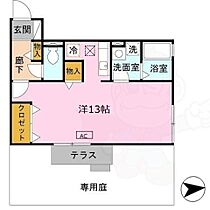 ロイヤルコートＢ  ｜ 奈良県大和高田市大字築山（賃貸アパート1R・1階・34.72㎡） その2