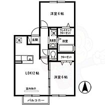 ルミナスアークB  ｜ 奈良県磯城郡田原本町（賃貸アパート2LDK・2階・54.72㎡） その2