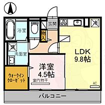 トゥールモンドＧＯ  ｜ 奈良県橿原市地黄町（賃貸アパート1LDK・2階・40.04㎡） その2