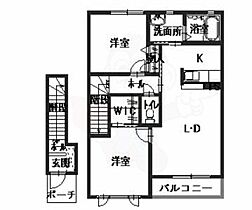 ラ・メゾン柿の木　A棟 202 ｜ 奈良県橿原市曽我町（賃貸アパート2LDK・2階・61.62㎡） その2