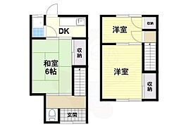 大和高田市築山テラス 1階3DKの間取り