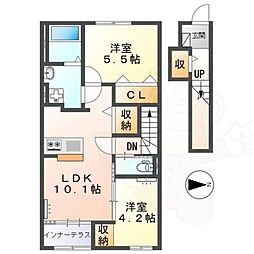 Lera Pirica 2LDKの間取図画像