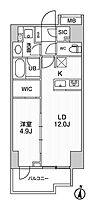 シーズンフラッツ両国 1002 ｜ 東京都墨田区両国3丁目13-11（賃貸マンション1LDK・10階・41.86㎡） その2