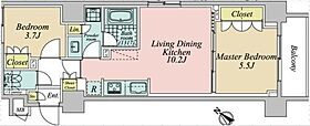 クレストコート押上ノース 403 ｜ 東京都墨田区向島4丁目28-13（賃貸マンション2LDK・4階・46.41㎡） その2