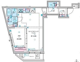 ＧＥＮＯＶＩＡ東向島ＩＩＩｓｋｙｇａｒｄｅｎ 202 ｜ 東京都墨田区東向島5丁目41-3（賃貸マンション1LDK・2階・41.78㎡） その2