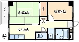 業平コーポ 302 ｜ 東京都墨田区業平1丁目14-5（賃貸マンション2K・3階・35.00㎡） その2