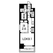 ファーストフィオーレ心斎橋イーストII 704 ｜ 大阪府大阪市中央区南船場1丁目6-2（賃貸マンション1LDK・7階・31.15㎡） その2