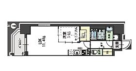 ラ・フォルム本町WEST 1101 ｜ 大阪府大阪市西区阿波座1丁目15-22（賃貸マンション1LDK・11階・37.80㎡） その2