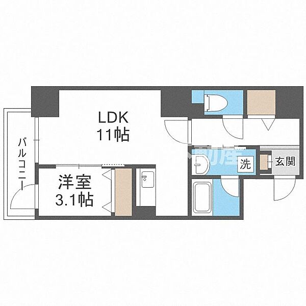 アーベル更紗北堀江 604｜大阪府大阪市西区北堀江2丁目(賃貸マンション1LDK・6階・40.18㎡)の写真 その2