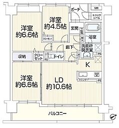 間取図画像 3LDK