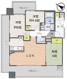 ナイスシティアリーナ城東 3LDKの間取図画像