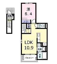 ラフィネ 202 ｜ 群馬県館林市東広内町字広内2912-1（賃貸アパート1LDK・2階・41.24㎡） その2