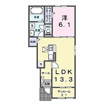 シェルブールII 104 ｜ 群馬県伊勢崎市市場町2丁目357-1（賃貸アパート1LDK・1階・50.01㎡） その2