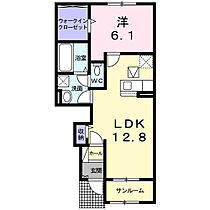 フェリーチェ　I 102 ｜ 群馬県邑楽郡大泉町大字寄木戸16-4（賃貸アパート1LDK・1階・50.16㎡） その2