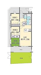 間取図画像 3LDK
