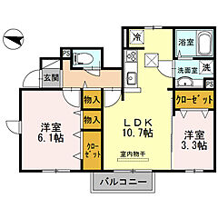 物件の間取り