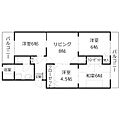 城ノ宮団地城の宮第二住宅14号棟-A4階5.8万円