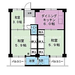 物件の間取り