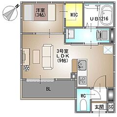 物件の間取り