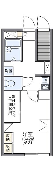 レオパレスユニコム ｜兵庫県加古川市加古川町南備後(賃貸アパート1K・1階・23.71㎡)の写真 その2