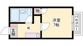 ネオハイツ一色  ｜ 兵庫県加古川市平岡町一色西２丁目32-4（賃貸アパート1K・2階・23.60㎡） その2