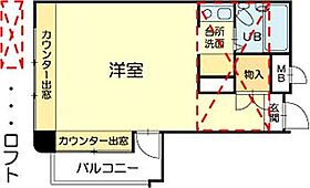 宝殿ヤングパレス  ｜ 兵庫県加古川市西神吉町岸226-1（賃貸マンション1R・3階・25.12㎡） その2