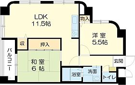 ロイヤルコーポ荒井  ｜ 兵庫県高砂市荒井町小松原１丁目19-30（賃貸マンション2LDK・4階・54.37㎡） その2