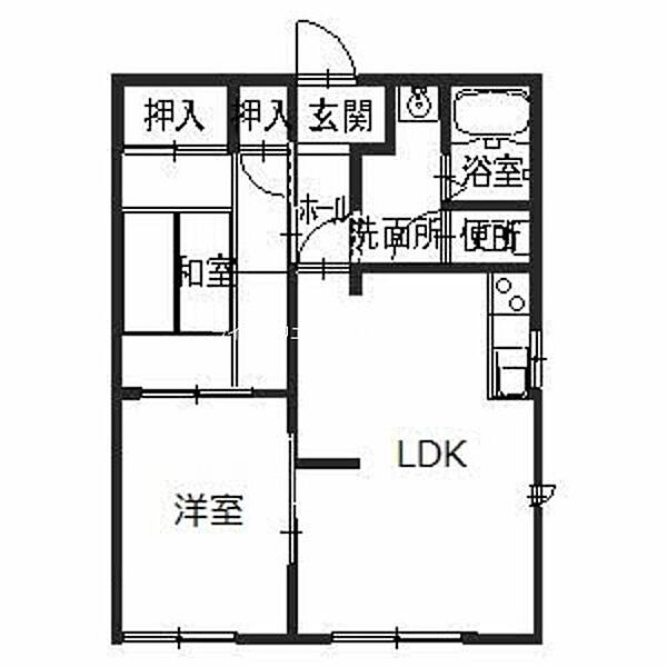 サンシャインハイム ｜兵庫県加古川市加古川町北在家(賃貸アパート2LDK・1階・48.52㎡)の写真 その2