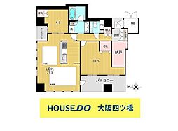 ジオタワー天六 2SLDKの間取図画像