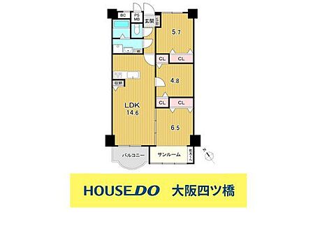 3LDK 間取り